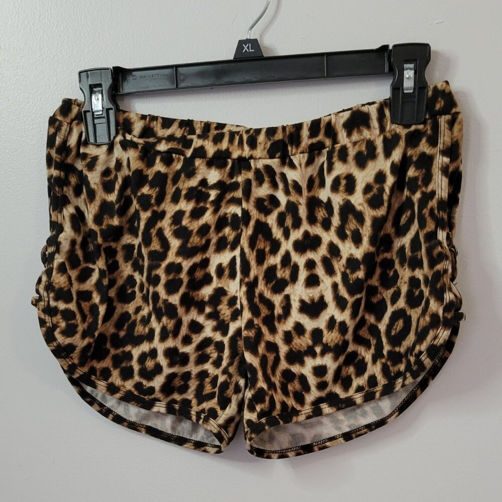 Fashion Nova cut-out lounge shorts